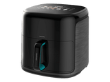 Freidora de aire - Cecotec Cecofry&Grill Smokin'Prime 8500, 8,5L, Plancha, Grill, Doble Resistencia, Ahumador integrado, 40-200°C, 10 Menús, Negro