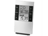 Estación meteorológica - Hama Termohigrómetro LCD TH-200, Previsión de la Temperatura y de la Humedad, Función de Alarma, Plata