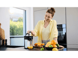 Exprimidor - Braun Exprimidor eléctrico CitrusQuick 7 CJ7050 BK, 160W de potencia, Acero inoxidable, Negro
