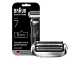 Recambio para afeitadora - Braun 74S, Compatible con afeitadoras Series 7, Plata