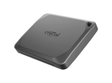 Disco duro SSD externo 4 TB - Crucial X9 Pro, USB 3.2 Gen-2 (10Gb/s), Velocidad Lectura y Escritura de hasta 1050 MB/s, Plug-and-play, Gris