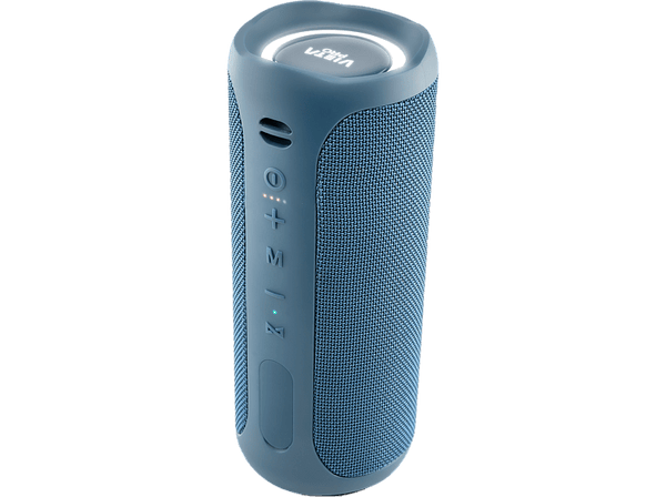 Altavoz inalámbrico - Vieta Pro Party, 40 W, True Wireless, 10 hs, IPX 7, Micrófono, Azul