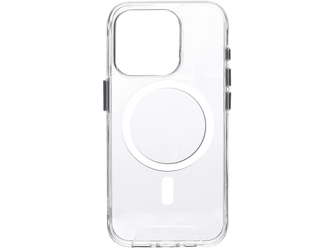 Funda - ISY ISC 1113 MagISY, Para iPhone 15 Pro Max, Poliuretano, Transparente