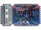 Accesorio - FaNaTtik Transformers: The Movie. Limited Edition 40th Anniversary Metal Replica Movie Ticket