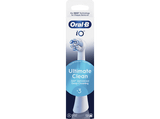 Recambio para cepillo dental - Oral-B iO Ultimate Clean, Pack de 3 unidades, Blanco