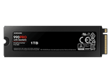 Disco duro SSD interno 1 TB - Samsung 990 PRO M.2, MZ-V9P1T0GW, PCI Express 4.0, 7450 MB/s, 6900 MB/s, Negro
