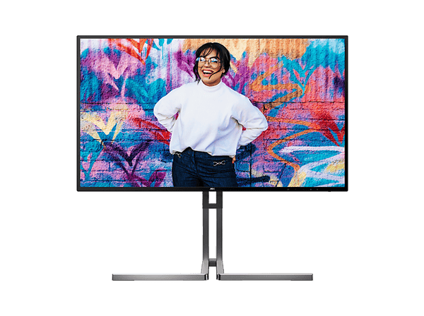 Monitor - AOC U27U3CV, 27" UHD 4K, 60 Hz, 4 ms GtG, Nano IPS, Adaptive Sync, VESA Certified DisplayHDR™ 400, Sin marco en 4 lados