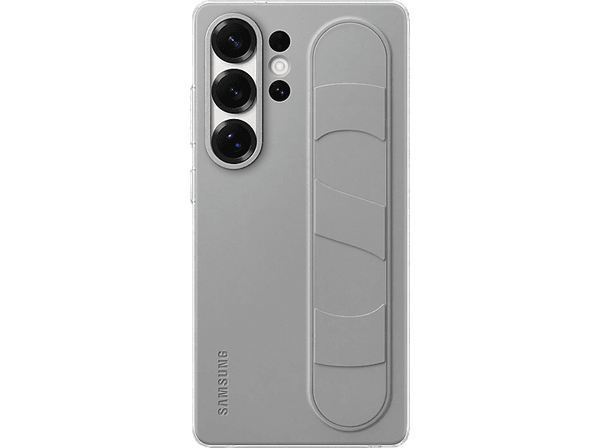 Funda - Samsung Standing Grip con soporte, Para Samsung Galaxy S25 Ultra, Gris