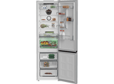Frigorífico combi - Beko B5RCNE416HXB, Neo Frost Dual Cooling, 203.5 cm, 415 l, AeroFlow, Tecnología Harvest Fresh, Inox