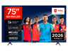 TV QD-Mini LED 75" - TCL 75P8L, UHD 4K, TCL AiPQ Pro Processor, Smart TV, DVB-T2, Negro
