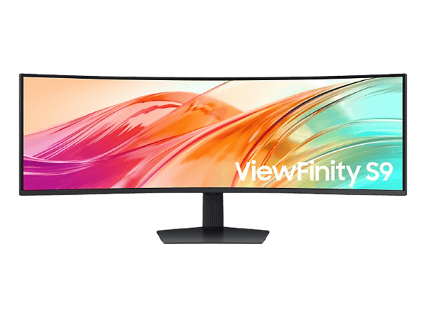 Monitor - Samsung VIEWFINITTY S9 LS49F950UAUXEN, 49 " DQHD, 120 Hz, 5 ms, VA (Alineación Vertical), Curvo, Altura ajustable, Negro