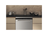 Lavavajillas - Whirlpool W8F HS61X, 15 servicios, 8 programas, 60 cm, MaxiSpace Tub, SpaceClean Rack, Tecnología 6th Sense, Inox