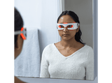 Máscara LED - StylPro Radiant Eyes Red LED Goggles, Para Cara, Luz LED Roja, Flexibles, Blanco