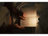 Luz de lectura - ISY IBL-1000-BL, 60h de batería, 3 temperaturas, 5 niveles de brillo, Azul