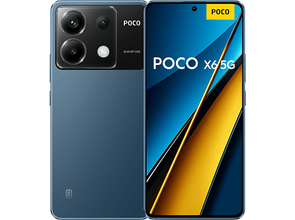 Móvil - Poco X6, Azul, 256GB, 8GB RAM, 6.67"  AMOLED 1.5K, Snapdragon® 7s Gen 2, 5000 mAh, Android