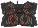 Soporte de refrigeración - Trust GXT 278, Para portátil de 17.3, Negro y rojo