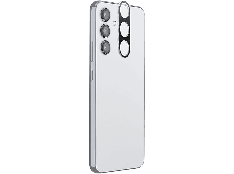 Protector cámara móvil - CellularLine CAMERALENSGALS24, Para Samsung S24, Vidrio templado, Transparente
