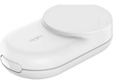 Cargador móvil inalámbrico - Belkin UltraCharge Foldable magnetic 3-in-1, Compatible con Qi2.2, 25W, Plegable, Blanco