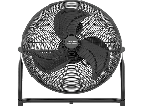 Ventilador industrial - Taurus Sirocco 18 Black, 3 velocidades, 120 V, Negro