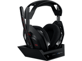 Auriculares gaming - Logitech G ASTRO A50 Gen 5 + Estación base PlaySync Audio, Inalámbrico, Micrófono 48kHz, PC-PS-Nintendo-Xbox, Lightspeed, Negro