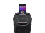 Altavoz de gran potencia - JBL PartyBox 310, Portátil para fiestas, Asa telescópica y ruedas, BT, Resistente salpicaduras, Aut 18h, 240W, Negro