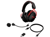 Auriculares gaming - HyperX Cloud Alpha, De Diadema, Inalámbricos, Hasta 300 horas, PC, Micrófono, Transductores de doble cámara, Negro