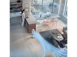 Ventilador sin aspas - Dyson Purifier Hot+Cool™ HP1, Purifica ventila y calienta, Mando a distancia y Control por APP, Blanco