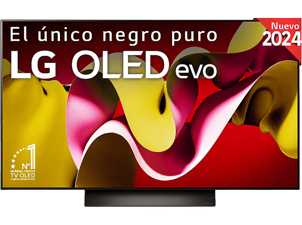 TV OLED 48" - LG OLED48C45LA, OLED 4K, Procesador Inteligente 4K α9 Gen7, Smart TV, DVB-T2 (H.265), Negro