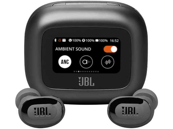 Auriculares True Wireless - JBL Live Buds 3, 40 h Autonomía, Conexión Multipunto, IP55, Black