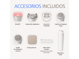 Depiladora - Philips BRE738/00, Set belleza 9900 Series, 7 accesorios, SkinLED, ProGuide 360°, Exfoliación, Impermeable, 60 min batería