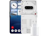 Móvil - Nothing 3a, Blanco, 128 GB, 8 GB RAM, 6.7 FHD+ AMOLED, Qualcomm® Snapdragon 7s Gen 3, 5000 mAh, Incluye Cargador