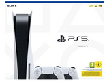 Consola - Sony PlayStation 5 Standard C (2 Mandos DualSense™ incluidos), 825 GB, 4K HD, Blanco