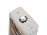 Calefactor - Jata JCES2460, 800W, 2 Barras de Cuarzo, 2 Ajustes de Potencia, Seguridad Antivuelco, Asa de Transporte, Blanco