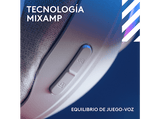 Auriculares gaming - Logitech G A20 X Lightspeed, Bluetooth, PS5-XBOX-Switch-PC, Playsync, Micrófono extraíble, Personalizable, Lightsync, Blanco