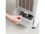Climatizador evaporativo - Taurus Snowfield 5, 60 W, Enfría, Ventila y humidifica, Depósito de 5 L, 3 velocidades, oscilación, mando, Blanco