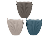 Guante de cocina - CMP Paris 106797, 2 Manoplas de Silicona, Apto para Lavavajillas, Surtido: azul petróleo, beige, verde oliva