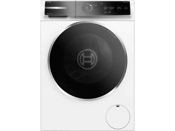 Lavadora carga frontal - Bosch WGB254A1ES, Serie 8, 10 kg, 1400 RPM, 20 programas, Autodosificación I-DOS, Home Connect, Blanco