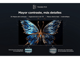 TV QLED 50 - TCL 50P7K, UHD 4K, AiPQ Processor, Smart TV, DVB-T2, 60 Hz, Pantalla HVA, Dolby Atmos, Negro