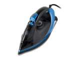 Plancha de vapor - KOENIC KSI 2625,  400 ml, 40 g/min, Sistema Antical, Negro/Azul