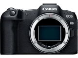 Cámara EVIL - Canon EOS R8 BODY/FF, 24.3 megapixel, Pantalla 7.5 cm, Vídeo 4K, Wi-Fi, Negro
