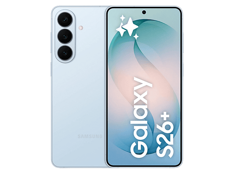 Móvil - Samsung Galaxy S26+, Azul Cielo, 256 GB, 12 GB RAM , 6.7