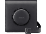 Funda cámara - Fujifilm Instax Wide Evo, Cuero sintético, Negro
