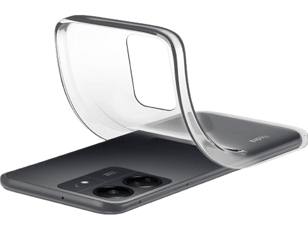Funda - CellularLine SOFTXIAORE13CT, Xiaomi Redmi Note 13 C, Goma blanda, Transparente