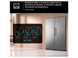 Congelador vertical - Samsung RZ40H32PETEF, 323 l, 185.8 cm, Inox