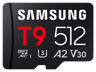 Tarjeta Micro SDXC - Samsung MB-MH512T, 512 GB, Lectura hasta 200 MB/s, Escritura hasta 130 MB/s, UHS Clase 3, A2, V30, Negro