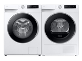 Secadora bomba de calor - Samsung DV90DG6845LEU3, 9 kg, 18 programas, Wifi, Blanco