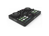 Mezcladora DJ - Vieta Pro Vega, 2 Canales, USB-C y Minijack 3.5mm, Tarjeta de Sonido Integrada, Negro