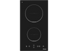 Encimera - Candy Dominó CDIC 30, Inducción,2 zonas, 9 potencias, Temporizador, 3,5 kw, Bloqueo seguridad,Negro