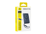 Powerbank - Baseus PicoGo AM52, 10000 mAh, Cable Tipo-C, 45W, Compatible con MagSafe, Carga rápida magnética Qi2.2, Negro
