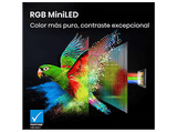 TV RGB Mini LED 65 - Hisense 65UR8S, UHD 4K, Hi-View AI Engine RGB, Modo Juego, Pantalla Antirreflejos, Smart TV,  Full IA, Gris Carbón